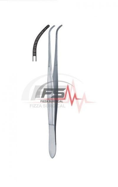 Mc Indoe Curved 17 5cm Dressing Forceps Fizza Surgical International