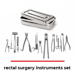 Rectal Surgery Instruments Set