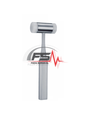 HAMMER MALLETS, Solid steel, with plastic faces 190 mm – 7 1/2 - 250 mm Ø – 205 g - BONE MALLETS