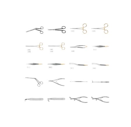 Tebbetts Rhinoplasty Set (Reusable Rhinoplasty Instruments)