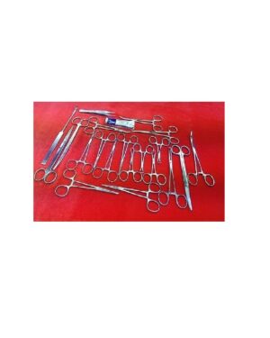 90 PCS CANINE + FELINE SPAY PACK VETERINARY SURGICAL INSTRUMENTS