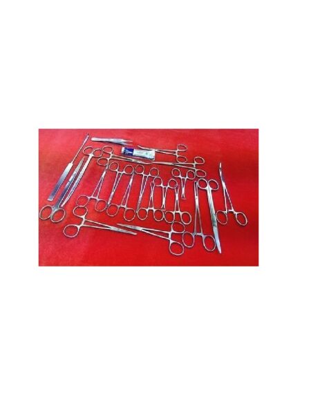 90 Pcs Canine + Feline Spay Pack Veterinary Surgical Instruments