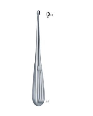 straight 200mm 20cm BONE SURGERY- Bone Curettes