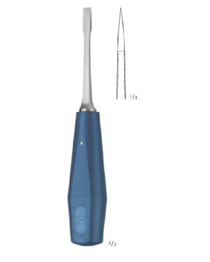 LEXER x =5 mm,Osteotomes 220mm 22cm BONE SURGERY- BONE CHISELS AND GOUGES