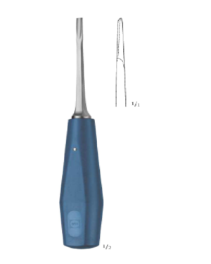 LEXER x =7 mm,Gouges 220mm 22cm BONE SURGERY- BONE CHISELS AND GOUGES