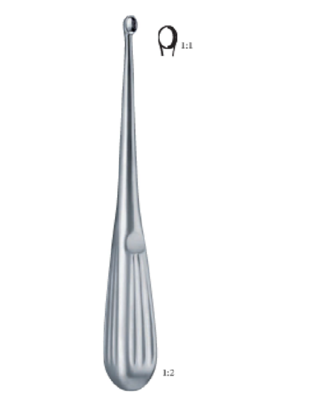 Straight 200Mm 20Cm Bone Surgery- Bone Curettes