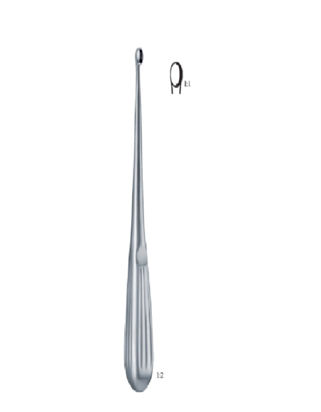 Straight 200Mm 20Cm Bone Surgery- Bone Curettes