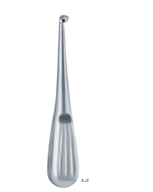 curved 200mm 20cm BONE SURGERY- Bone Curettes