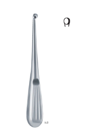 Curved 200Mm 20Cm Bone Surgery- Bone Curettes