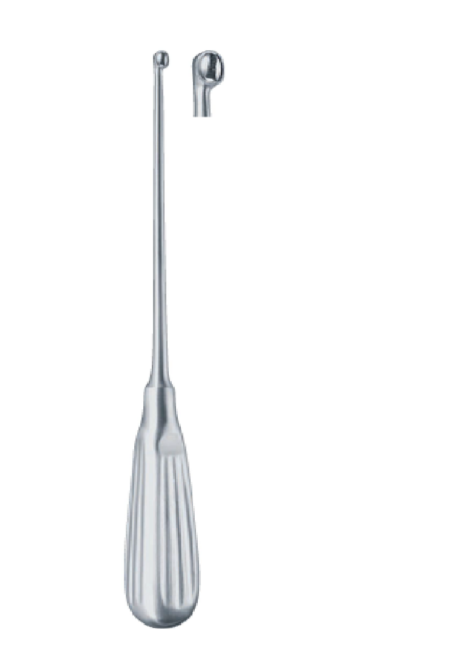 X =6.8 Mm,Straight 250Mm 25Cm Bone Surgery- Bone Curettes