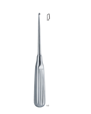 SCOVILLE x =6.8 mm,oval 250mm 25cm BONE SURGERY- Bone Curettes