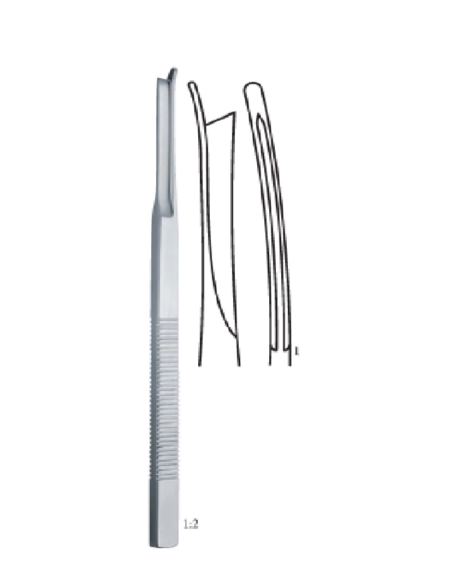 Silver Right 180Mm 18Cm Bone Surgery - Chisels, Osteotomes For Rhinoplastic