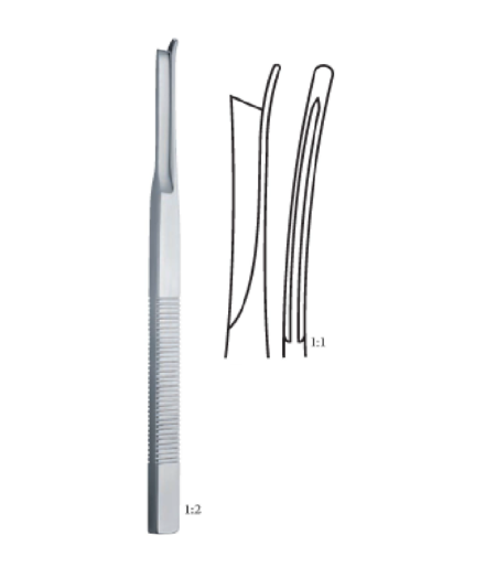 Silver Left 180Mm 18Cm Bone Surgery - Chisels, Osteotomes For Rhinoplastic