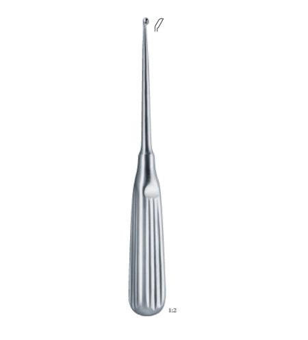 X =6.8 Mm,Oval 250Mm 25Cm Bone Surgery- Bone Curettes