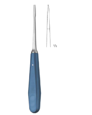 LEXER-MINI x =4 mm,Osteotomes 180mm 18cm BONE SURGERY- BONE CHISELS AND GOUGES