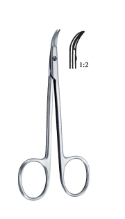 CHADWICK 110mm 11cm Enucleation scissors