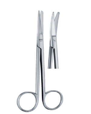 Lange Sharp/Blunt curved 145mm 14.5 am Operating Surgical Scissor