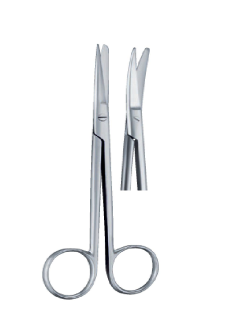 Lange Sharp/Blunt Curved 145Mm 14.5 Am Operating Surgical Scissor