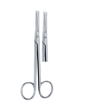 Lange Sharp/Blunt straight, Serrated Blade 145mm 14.5cm Operating Surgical Scissor