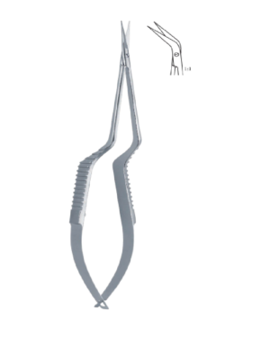 Jacobson angled, 45? 180mm 18cm Micro scissors