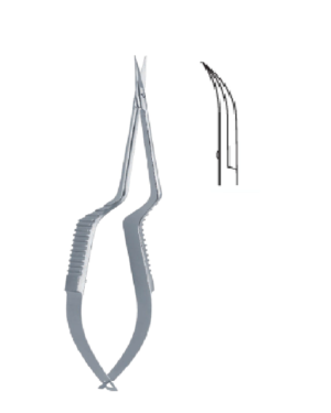 Jacobson curved 180mm 18cm Micro scissors