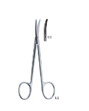 110mm 11cm Enucleation scissors