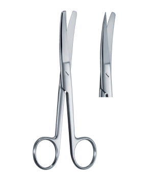 Standard Sharp/Blunt 165mm 16.5cm Operating Surgical Scissor