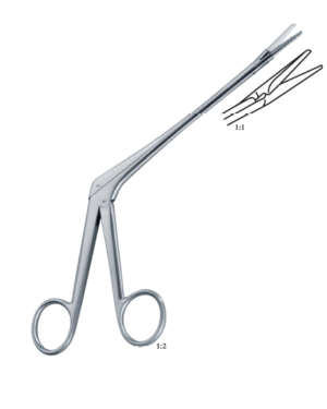 Olivecrona Trigeminal scissors 230mm 23cm Tonsil scissors