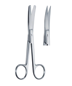 Standard Sharp/Sharp 115mm 11.5cm Operating Surgical Scissor