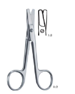 Harvey Serrated Blade 125mm 12.5cm Wire cutting scissors