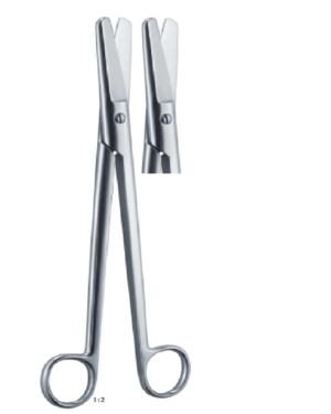 DUBOIS 270mm 27cm Gynaecological scissors