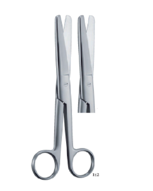 DOYEN 175mm 17.5cm Gynaecological scissors