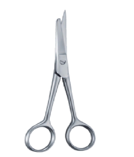 1 Blade With Probe 145Mm 14.5Cm Plastic Surgery Scissors