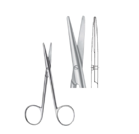 Cottle-Knapp Scissors For Plastic Surgery 105Mm 10.5Cm Plastic Surgery Scissors