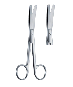 Standard Blunt/Blunt 185mm 18.5cm Operating Surgical Scissor