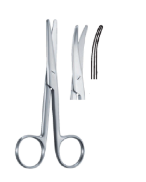 LANDOLT 125mm 12.5cm Enucleation scissors