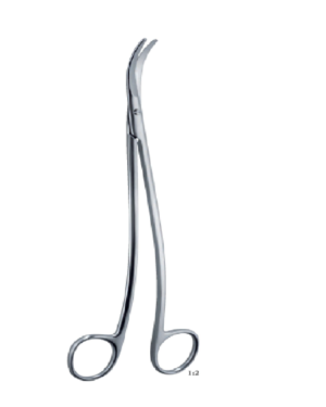 Satinsky 245mm 24.5cm Lobectomy scissors