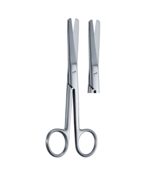 Standard Blunt/Blunt 165mm 16.5cm Operating Surgical Scissor