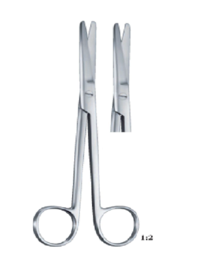 Mixter straight 155mm 15.5cm Operating Surgical Scissor