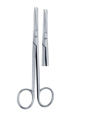 Lange Sharp/Blunt straight 145mm 14.5cm Operating Surgical Scissor