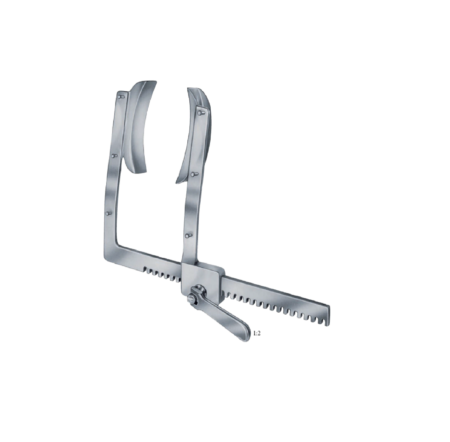 De Boer (Sternal) 210Mm Stainless Steel Rib Retractors