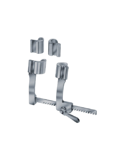 De Bakey 200Mm With 2 Pairs Of Interchangeable Blades, Stainless Steel Rib Retractors