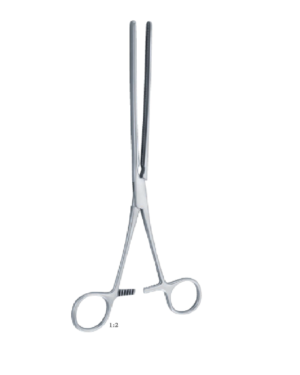 Mayo-Robson 250 mm - 9 3/4 '' clamp forceps