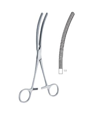 Doyen 140mm - 5 1/2 '' clamp forceps