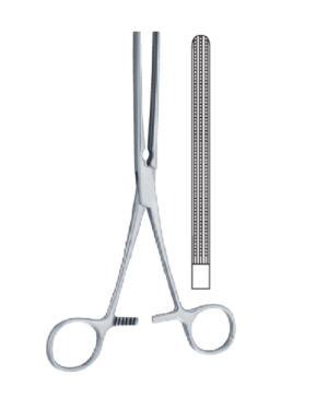 Doyen 140mm - 5 1/2 '' clamp forceps