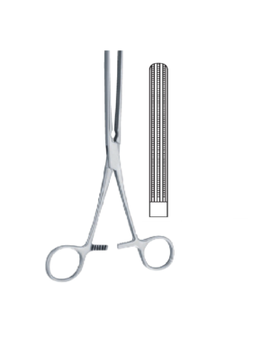 Doyen 160mm - 6 1/2 '' clamp forceps