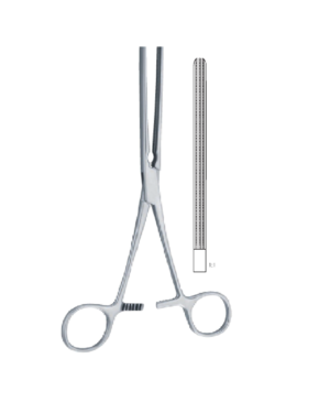 Doyen 210mm - 8 1/4 clamp forceps