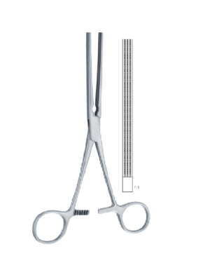 Doyen 230mm - 9 '' clamp forceps