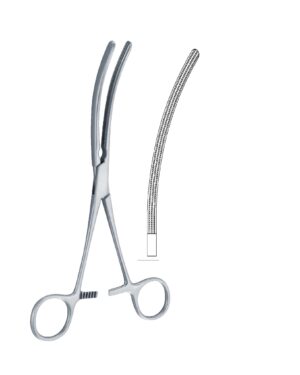 Doyen 210mm - 8 1/4 clamp forceps