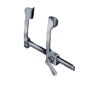 Cooley 70Mm Aluminium For Newbornes Rib Retractors